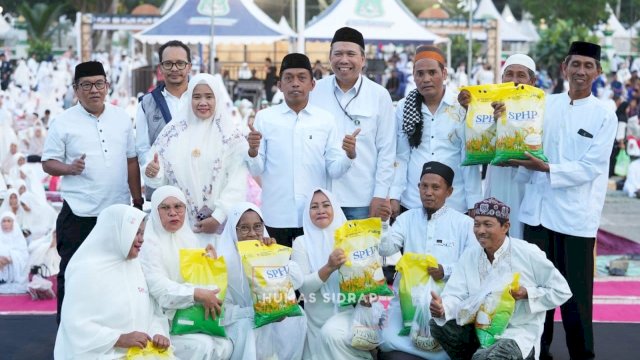 Usai Panen Raya, Bupati Sidrap Kunjungi Pabrik Beras Rahma 35