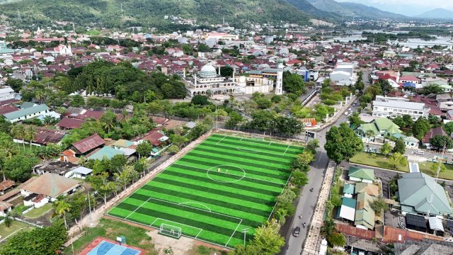 Tampak Lapangan Gaspa Kota Palopo