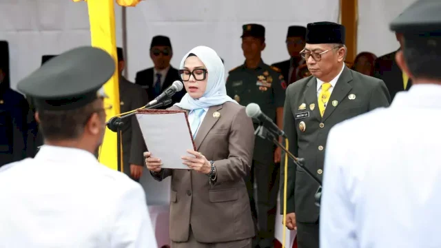 Lantik 65 Pejabat, Andi Ina Kartika Sari Tekankan Amanah dan Pelayanan Publik