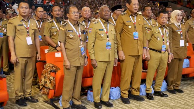 Hadir di Rakornas Gubernur Sulsel siap kawal Program Prioritas Presiden