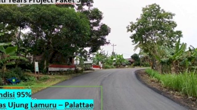 Pembangunan Jalan Balielo Wajo Rampung 100 Persen Berkat Bantuan Keuangan Pemprov Sulsel
