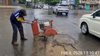 Respons Cepat Wali Kota Munafri, Jalan Berlubang di Veteran Selatan Langsung Diperbaiki