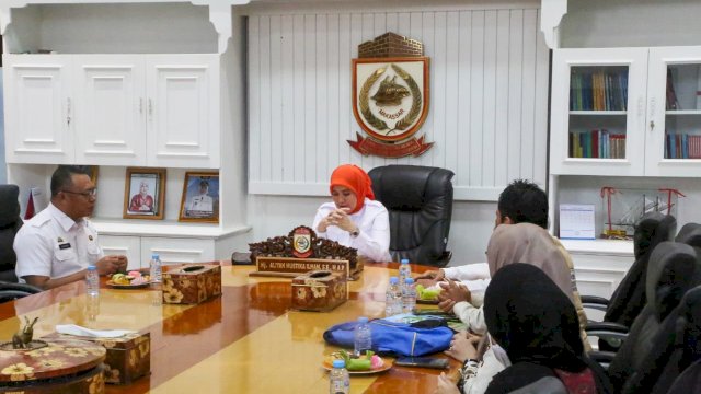Wakil Wali Kota Makassar, Aliyah Mustika Ilham, menerima audiensi ALOHA Mental Arithmetic Indonesia dalam rangka silaturahmi dan perkenalan 