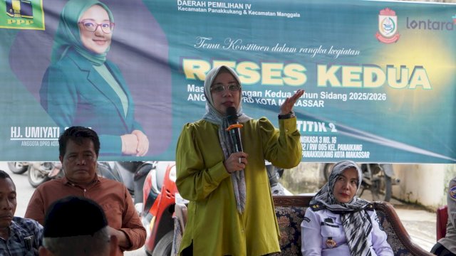 Reses di Panaikang, Hj Umiyati Terima Usulan Posyandu Induk dan Insentif Guru TPA