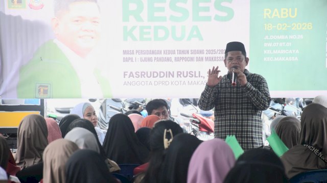 Reses di Maricaya, Fasruddin Rusli Serap Aspirasi Soal KIS Nonaktif, PKH Dicoret, hingga Drainase