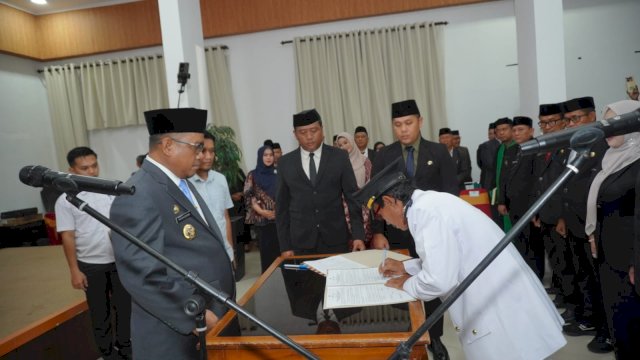 Bupati Luwu Lantik 72 Pejabat, Tegaskan Komitmen Integritas dan Kinerja