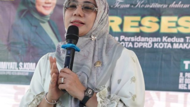 Anggota DPRD Kota Makassar, Umiyati, mengapresiasi capaian satu tahun pemerintahan Wali Kota Makassar Munafri Arifuddin bersama Wakil Wali Kota Aliyah Mustika Ilham.