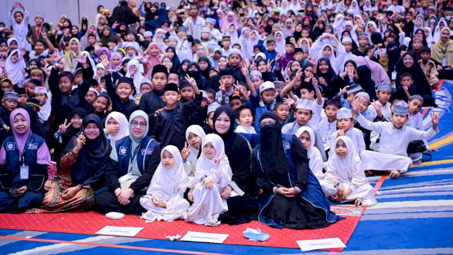 Wakil Gubernur Sulsel, Fatmawati Rusdi Gelar Buka Puasa Bersama Ratusan Anak Yatim 
