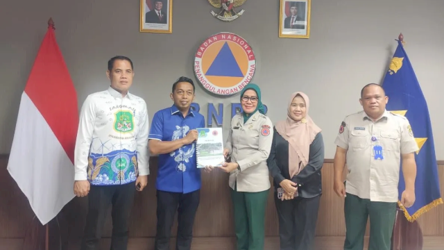 Bupati dan Wakil Bupati Sidrap Audiensi ke BNPB, Perkuat Sinergi Penanggulangan Bencana