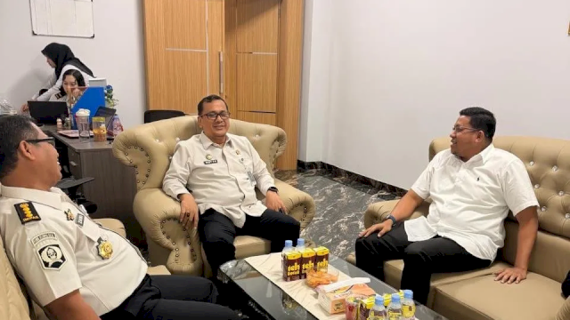 Sekretaris Daerah Kabupaten Sidenreng Rappang (Sidrap), Andi Rahmat Saleh, melakukan koordinasi dengan Kantor Wilayah Direktorat Jenderal 