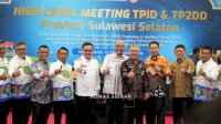Perkuat Sinergi Pengendalian Inflasi, Sidrap Hadiri HLM TPID&ndash;TP2DD Sulsel