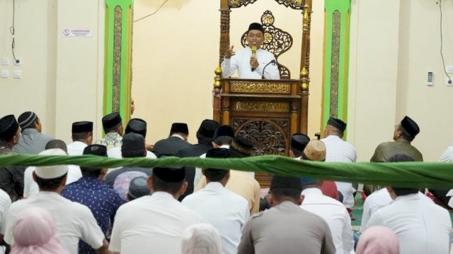 Dari Masjid Babur Rahman Compong, Bupati Sidrap Paparkan Capaian Pembangunan