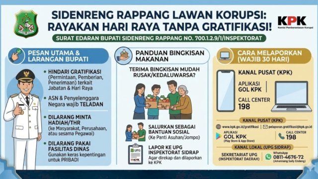Jelang Lebaran Bupati Sidrap Larangan Mobil Dinas Keluar Sidrap