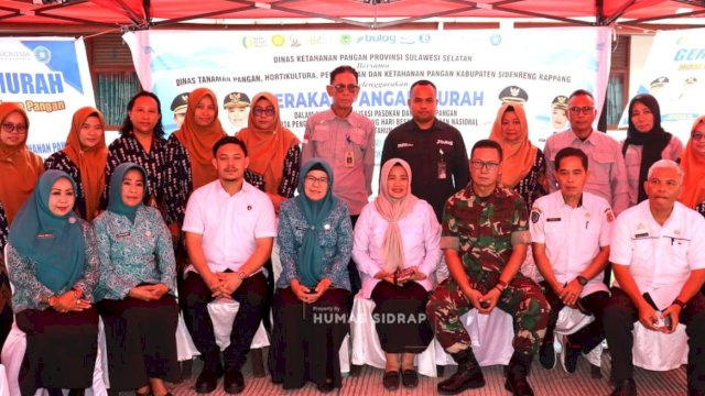 Gerakan Pangan Murah Serentak Digelar, Pemkab Sidrap Sediakan Bahan Pokok Terjangkau