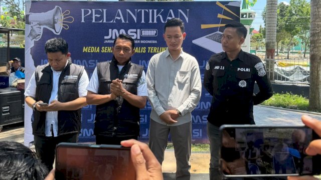 Pengurus JMSI Sidrap 2026&ndash;2031 Resmi Dilantik di Monumen Ganggawa, Perkuat Peran Media Siber