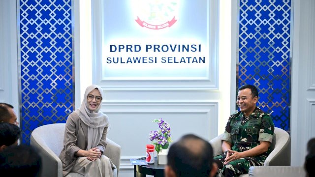 Ketua DPRD Sulsel Terima Kunjungan Kodau II, Perkuat Koordinasi Pertahanan Daerah