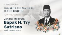 Gubernur Sulsel Sampaikan Duka Cita atas Wafatnya Wapres ke-6 RI Try Sutrisno