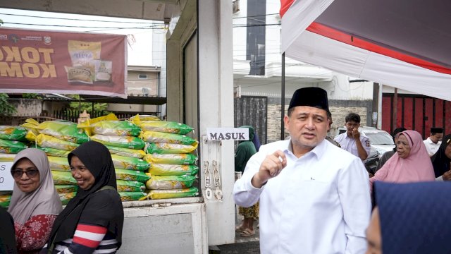 Wawali Makassar Aliyah Mustika Ilham Hadiri Gerakan Pangan Murah Serentak Sulsel