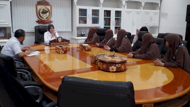 Wawali Makassar Aliyah Mustika Ilham Terima Audiensi Muslimah Wahdah Islamiyah