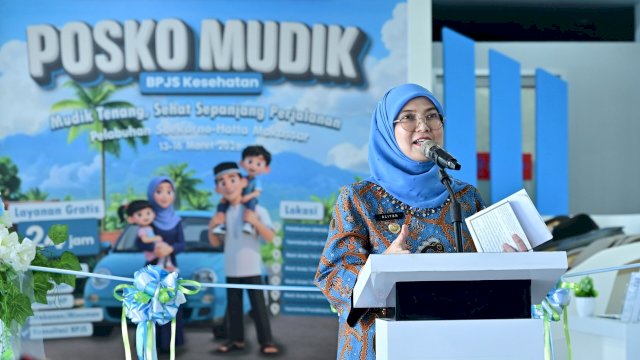 Wawali Makassar Buka Posko Mudik BPJS Kesehatan di Pelabuhan Soekarno Hatta