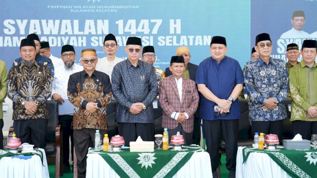 Wali Kota Makassar dan Mendikdasmen RI Hadiri Syawalan Muhammadiyah Sulsel, Perkuat Kolaborasi Pembangunan