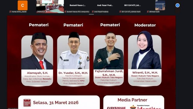 Refleksi Pemilu 2024 Jadi Kompas, Bawaslu&ndash;KPU&ndash;Akademisi Bahas Desain Pemilu 2029 di Unhas