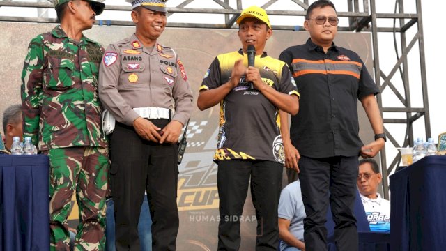 1.139 Peserta Ramaikan Kejurprov Drag Race Bupati Cup 2026 di Sidrap