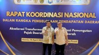 Akselerasi Pengelolaan PAD, Sekda Sidrap Ikuti Rakornas Pendapatan Daerah Bersama Kemendagri