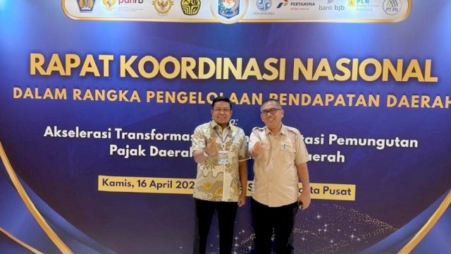 Akselerasi Pengelolaan PAD, Sekda Sidrap Ikuti Rakornas Pendapatan Daerah Bersama Kemendagri