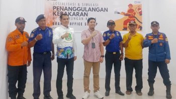 BPBD&ndash;Damkar Sidrap Latih Karyawan Bank