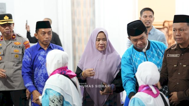 387 JCH Sidrap Dilepas ke Asrama Haji, Bupati Titip Pesan Jaga Kesehatan dan Kekompakan