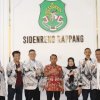 Tinjau Kesiapan Porsenijar, Ketua PGRI Sulsel Temui Bupati Sidrap di Rujab