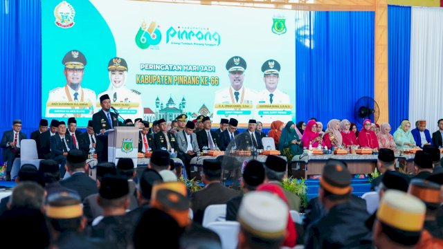 Hari Jadi ke-66 Pinrang, Gubernur Sulsel Tekankan Sinergi untuk Dorong Ekonomi dan Kesejahteraan