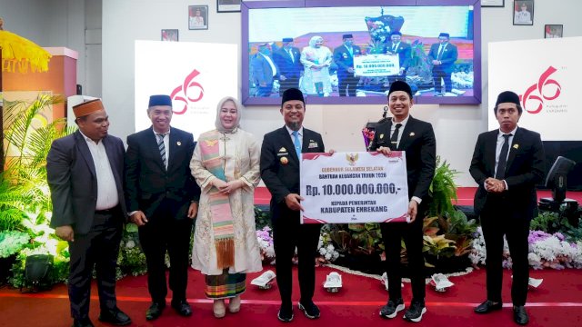 Hari Jadi ke-66 Enrekang, Gubernur Sulsel Tekankan Penguatan Pertanian dan Infrastruktur