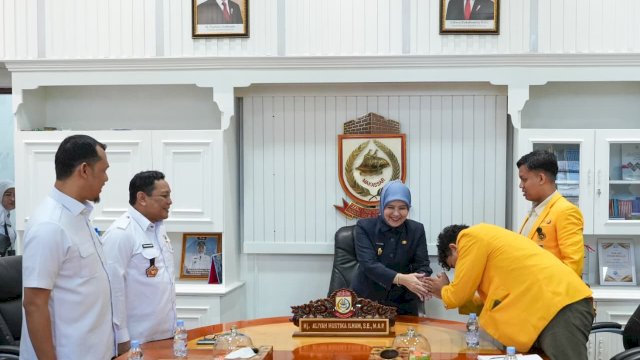 Wawali Makassar Terima Audiensi MPM UNM, Bahas Pekan Parlemen 2026