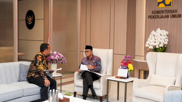 Gubernur Andi Sudirman Dorong Percepatan Infrastruktur Sulsel Saat Temui Menteri PU