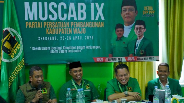 Supriadi Arif Kembali Pimpin PPP Wajo Secara Aklamasi, Targetkan Kebangkitan di Pemilu Mendatang