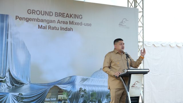 Ground breaking Mal Ratu Indah, Munafri: Simbol Pertumbuhan Ekonomi Baru Makassar