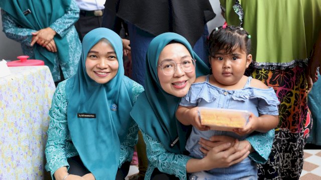Ketua TP PKK Makassar Tinjau Posyandu, Dorong Layanan Kesehatan Ibu dan Anak Lebih Optimal