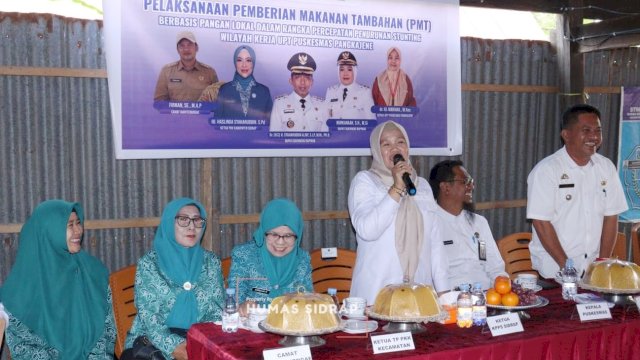 Bersama TP PKK, Pemkab Sidrap Intensifkan PMT Berbasis Pangan Lokal