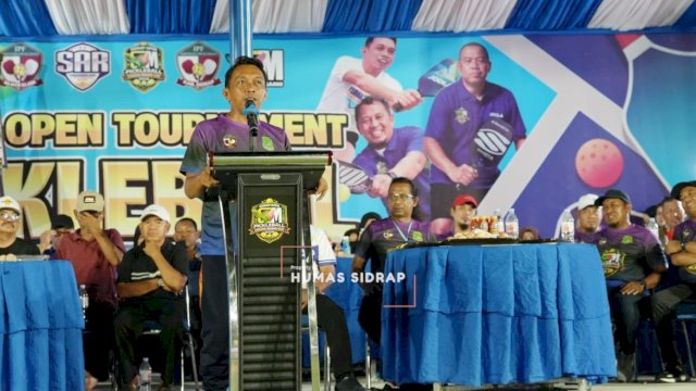 Bupati Sidrap Apresiasi Turnamen Pickleball Mario Cup 2026, Dorong Jadi Agenda Tahunan
