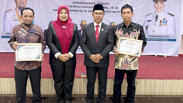 Pemkab Sidrap Raih Dua Penghargaan Literasi dan Kearsipan Tingkat Provinsi