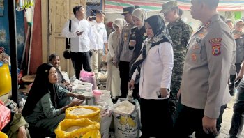Pastikan Stok Aman Jelang Iduladha, Pemkab dan Forkopimda Sidrap Pantau Harga di Pasar Sentral Pangkajene