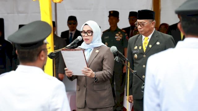 Bupati Barru Lantik 153 Pejabat, Tekankan Integritas dan Kinerja Pelayanan Publik