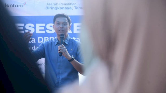Reses di Biringkanaya, Andi Odhika Cakra Serap Aspirasi Warga Soal CCTV, Bansos hingga Sumur Bor