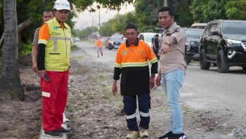 Sultan Tajang Tinjau Proyek Jalan Multiyears di Wajo, Tekankan Pengawasan Ketat APBD