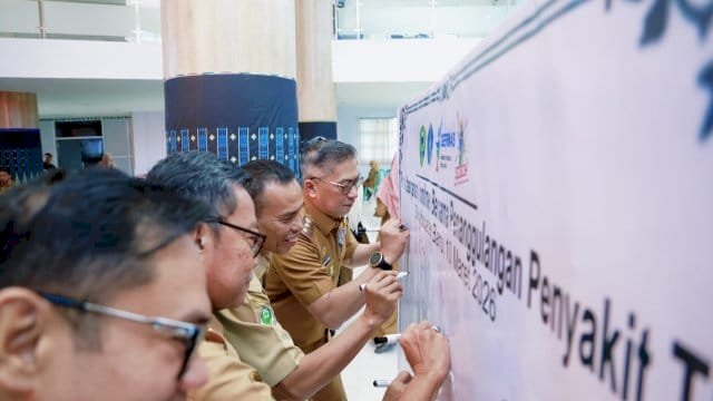 Wabup Barru Launching Program Germas