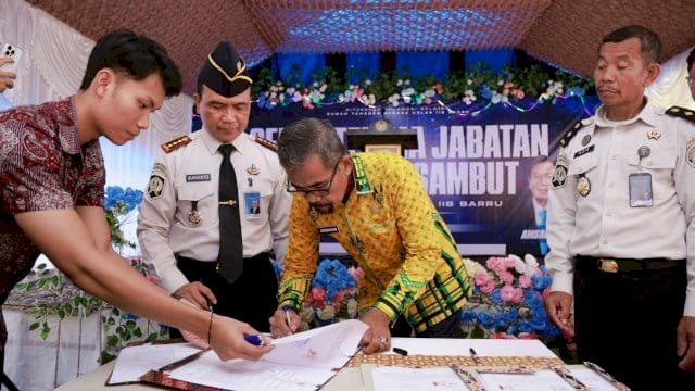 Pj Sekda Barru Hadiri Sertijab Kepala Rutan, Tekankan Lanjutan Sinergi dan Kinerja
