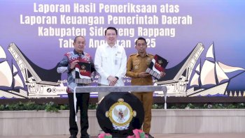 Selamat, Sidrap Raih WTP ke-10 Berturut-turut