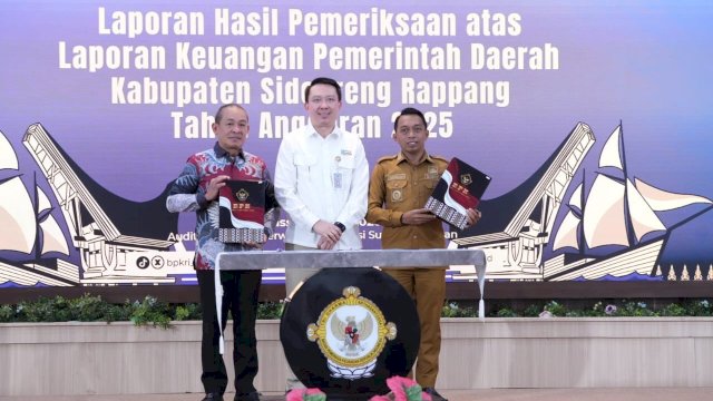 Selamat, Sidrap Raih WTP ke-10 Berturut-turut